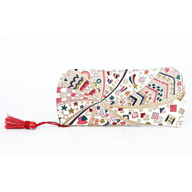 【ふるさと納税】【文庫屋大関】メガネケース　グロッシーハート【皮革工芸品】 ファッション小物 民芸品 　お届け：発送可能時期より順次配送