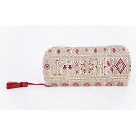 【ふるさと納税】【文庫屋大関】メガネケース　アポロン＜ピンク＞【皮革工芸品】 ファッション小物 民芸品 　お届け：発送可能時期より順次配送
