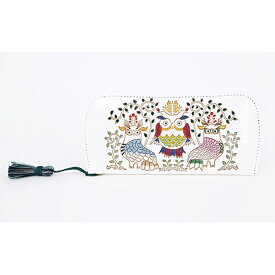 【ふるさと納税】【文庫屋大関】メガネケース　ふくろう【皮革工芸品】 ファッション小物 民芸品 　お届け：発送可能時期より順次配送