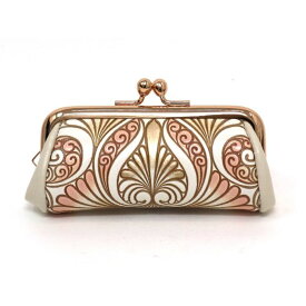 【ふるさと納税】【文庫屋大関】印鑑ケース　ロカイユ＜ベビーピンク＞【皮革工芸品】 ファッション小物 民芸品 　お届け：発送可能時期より順次配送