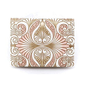 【ふるさと納税】【文庫屋大関】箱まち小銭入れ　ロカイユ＜ベビーピンク＞【皮革工芸品】 ファッション小物 財布 民芸品 　お届け：発送可能時期より順次配送