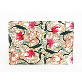 【ふるさと納税】【文庫屋大関】パーソナルホルダー　ノースガーデン＜コーラル＞【皮革工芸品】 民芸品 雑貨 日用品 文房具 革小物 牛革 ファイル ケース 　お届け：発送可能時期より順次配送