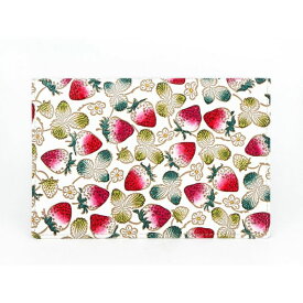 【ふるさと納税】ケース パーソナルホルダー いちご 文庫屋大関 ポーチ 通帳ケース 通帳入れ カードケース パスケース 通帳 お薬手帳 収納ポーチ 保管ケース 本革 革 皮革 雑貨 おしゃれ 日本製 東京　お届け：発送可能時期より順次配送