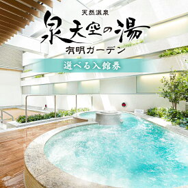 【ふるさと納税】泉天空の湯 有明ガーデン　入館券 東京都 江東区 温泉 天然 お風呂 スパ 露天風呂 サウナ 入館券 チケット 家族 友達 グループ 都内 都心 24時間営業 送料無料
