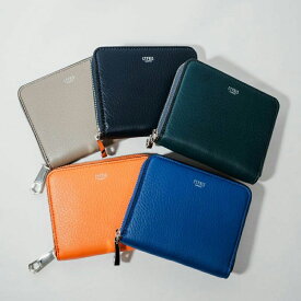 【ふるさと納税】【カラーが選べる】キプリス本革製 ラウンドファスナー コンパクト財布 東京都 江東区 雑貨 本革 シンプル おしゃれ 無地 コンパクト 財布 職人 送料無料