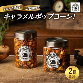 【ふるさと納税】とにかく濃い！二度漬け！キャラメルポップコーン！×2 ポップコーン キャラメル スイーツ 菓子 かわいい おしゃれ プレゼント ギフト 大田区 東京都