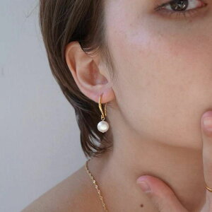 yӂ邳Ɣ[Łz[CherieIWisAX]pearl hook pierce