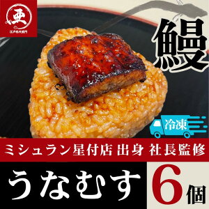 【ふるさと納税】うなむす 6個入 | 鰻 魚介類 水産 食品 人気 おすすめ 送料無料