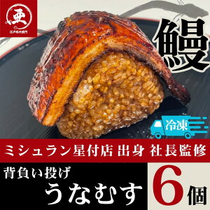 【ふるさと納税】うなぎ背負い投げうなむす 6個入 | 鰻 魚介類 水産 食品 人気 おすすめ 送料無料