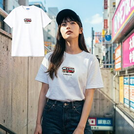 【ふるさと納税】【荻窪】KANPACHIバスTシャツ 1枚 ホワイト 白 Tシャツ ファッション 服 衣料 衣類 綿 100％ コットン ご当地 街歩き 買い物 日常使い 東京都 杉並区 送料無料