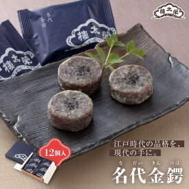 【ふるさと納税】【榮太樓】 名代金鍔(なだいきんつば) 12個入 | きんつば 和菓子 老舗 伝統 スイーツ ギフト 高級 送料無料 東京 八王子