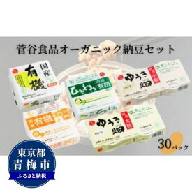 【ふるさと納税】オーガニック納豆セット　【 国産 大豆 おすすめ たれ からし アミノ酸 着色料 素材味 思いやり セット 健康 自然 有機栽培 】