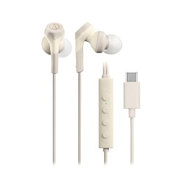 【ふるさと納税】オーディオテクニカ ノイズキャンセリングUSB Type-C用イヤホン ATH-CKS330NC BG