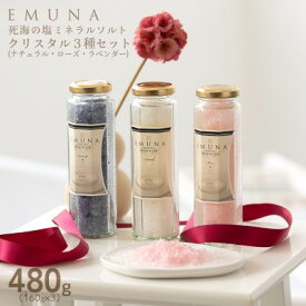 【ふるさと納税】エムナー デッドシー ミネラルソルト クリスタル 3種セット【1575541】