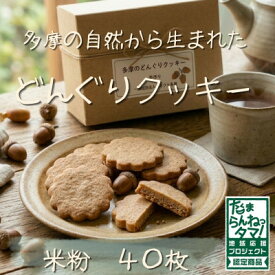 【ふるさと納税】多摩どんぐりクッキー(米粉) 20袋セット※グルテンフリー【1680262】