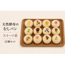 【ふるさと納税】むしパン　スイーツ系おまかせ12個セット【配送不可地域：離島】【1743312】