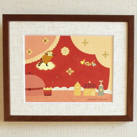 【ふるさと納税】あらいぐまラスカル　アートプリントDECO　【ラズベリー】【1780375】