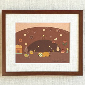 【ふるさと納税】あらいぐまラスカル　アートプリントDECO　【Chocolate】【1780377】