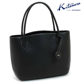 【ふるさと納税】セミショルダーバッグ　(Y-1312) ブラック／サンドベージュステッチ〈キタムラ〉 | かばん ショルダーバッグ ファッション 横浜 横浜市 キタムラ 人気 おすすめ 送料無料