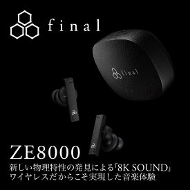 【ふるさと納税】final ZE8000　完全ワイヤレスイヤホン | 人気 おすすめ 送料無料