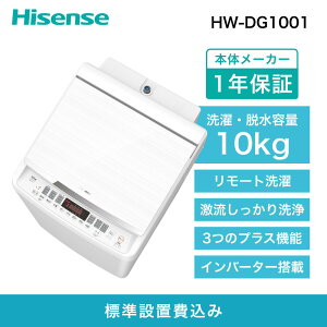 yӂ邳Ɣ[ŁzHisenseyWݒu݁z10kg S@ HW-DG1001 | Ɠd pi lC  