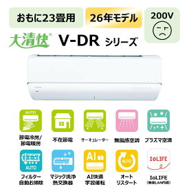 【ふるさと納税】東芝　エアコン【標準設置費込み】フラッグシップモデル　23畳　RAS-V712DR(W)