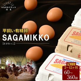 【ふるさと納税】【定期便】《かながわブランド認定》平飼い有精卵さがみっこ | 平飼い ケージフリー 卵 有精卵 鶏卵 玉子 たまご 生卵 国産 濃厚 コク 旨味 ※離島への配送不可