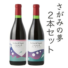 【ふるさと納税】【お中元】さがみの夢ワイン　飲みくらべ2本セット（「レギュラー」、「オン　ザ　ロック」各1本）