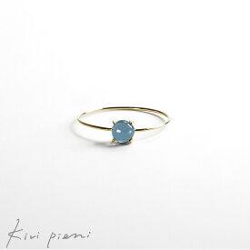 【ふるさと納税】【選べるサイズ】【天然石ジュエリー】ロンドンブルートパーズ　k10（10金）リング