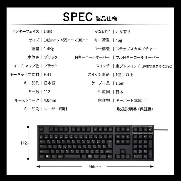 楽天市場】【ふるさと納税】東プレ REALFORCE R3S 有線 静電容量無接点 