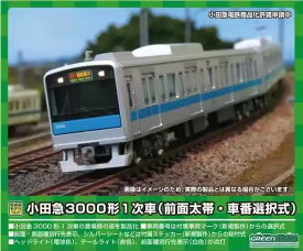 【ふるさと納税】小田急3000形1次車（前面太帯・車番選択式）6両編成セット（動力付き）※2023年6月以降順次発送予定