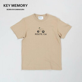 【ふるさと納税】【KEYMEMORY 鎌倉】ルート134イラストTシャツ BEIGE