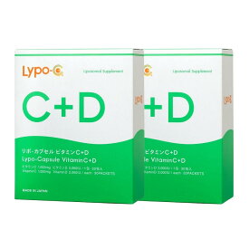 【ふるさと納税】【Lypo-C】リポ カプセル ビタミンC＋D（30包入）2箱セット | リポカプセルビタミンC　リポC　リポカプセル　LypoC　Lypo-C　リポソーム　ビタミンC　ビタミンD ビタミンD 液体