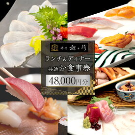 【ふるさと納税】ランチ＆ディナー共通お食事券【48,000円分】 | 券 人気 おすすめ 送料無料