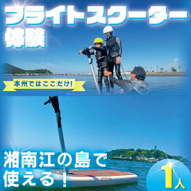 【ふるさと納税】 フライトスクーター体験 1人名様分 フォイルボード 体験型 利用券 券 アクティビティ レジャー サーフィン マリンスポーツ ビーチスポーツ 海 江の島 ビーチ アウトドア ダイビング 観光 トラベル 関東 biid株式会社 神奈川 湘南 藤沢