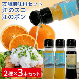 【ふるさと納税】 ぽんず ぽん酢 タバスコ 万能調味料 セット ( 50ml 2種 3本 セット ) 橙酢 ポン酢 橙 辛味調味料 調味料 万能 唐辛子 旨辛 餃子 たばすこ 辛い 酸っぱい からあげ 鍋料理 刺身 和洋中 エスニック料理 合同会社 eno島 神奈川 湘南 江の島 藤沢