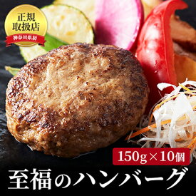 【ふるさと納税】至福のハンバーグ　10個セット　ダイヤモンドポークと黒毛和牛　【お肉・ハンバーグ】