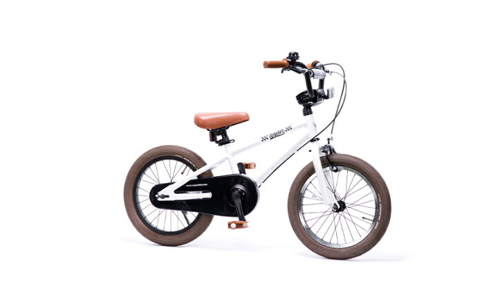 C885☆10000円☆整備済み 中古子供自転車 【16インチ 白 補助輪付き 
