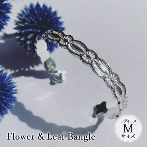 yӂ邳Ɣ[Łz Flower & Leaf Bangle fB[X MTCY oO uXbh  fUC ANZT[ fB[X s _ސ쌧