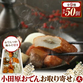 【ふるさと納税】小田原おでんお取り寄せセット大106【惣菜 おでん 小田原のおでん さつま揚げ 鯵さつま うずら包み タコネギボール しんじょ いわしの黒はんぺん ごぼう巻き いわし昆布ボール おでんつゆ 梅みそ 神奈川県 小田原市 】