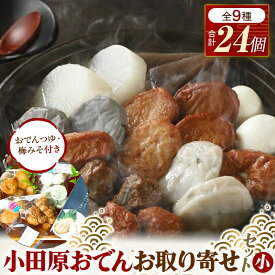【ふるさと納税】小田原おでんお取り寄せセット小105【惣菜 おでん 小田原のおでん さつま揚げ 鯵さつま うずら包み タコネギボール しんじょ いわしの黒はんぺん ごぼう巻き いわし昆布ボール おでんつゆ 梅みそ 神奈川県 小田原市 】