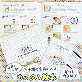 【ふるさと納税】世界に一冊、お子様の名前が入るカスタム絵本 DVD ギフト プレゼント
