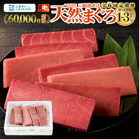 【ふるさと納税】＜容量が選べる＞ 【 全6回 定期便 】 老舗三崎まぐろ問屋から直送 天然 マグロ 赤身 1kg ～ 3kg 訳あり ワケアリ まぐろ 鮪 三崎 三崎港 海鮮 魚 魚貝類 刺身 すきみ 漬けマグロ アレンジ 冷凍 や印 神奈川県 三浦市 おすすめ ランキング プレゼント ギフト