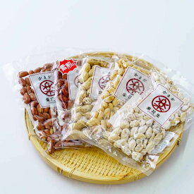 【ふるさと納税】毎日食べたい落花生セット(5袋)A【配送不可地域：離島・沖縄県】｜詰め合せ 手土産 ギフト お歳暮 お中元 プチギフト 厳選素材 ピーナッツ 味付楽花生 バターピーナッツ 素煎りそぼく豆 さや煎りピーナッツ 秦野 神奈川