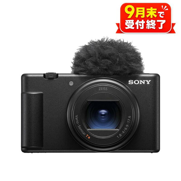 【ふるさと納税】【ソニー】デジタルカメラ　VLOGCAM　ブラック（レンズ付きボディのみ）＜9月末まで＞ ／ カメラ デジタルカメラ デジカメ 手のひらシネマティック 広角側18mm ズームレンズ一体型 コンパクト コンパクトモデル 使いやすい 映像機能 音声機能 SONY 神奈川県