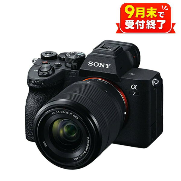 【ふるさと納税】【ソニー】デジタル一眼カメラ α（アルファ）『α7 IV』＜9月末まで＞ ／ カメラ 3300万画素 新開発イメージセンサー 質感 表現 写真 動画 高精度 高速 高追随 AFシステム SONY 送料無料 神奈川県