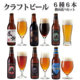 【ふるさと納税】感謝ビール入りクラフトビール6種6本飲み比べセット ／ 世界一 ありがとう 気持ち 詰め合わせ 送料無料 神奈川県