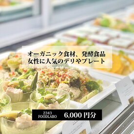 【ふるさと納税】2343FOODLABO 特別ご利用券B ／ 食事券 デリ プレート 利用券 健康食 ランチ カフェ ご利用券 フードラボ 厚木市