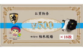 【ふるさと納税】[柏木牧場] お買い物券B (9000円分)｜伊勢原市 日帰り ハンバーグ ソフトクリーム [0071]