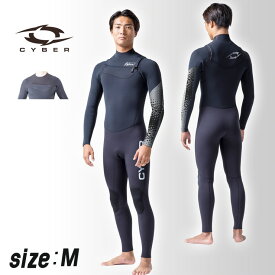 【ふるさと納税】ウエットスーツ CYBER 3/2mm ZEST-LIMITED フルスーツ FALL/WINTER仕様 Mサイズ【大人から子供まで　幅広い層に人気　スポーティー 神奈川県 海老名市 】